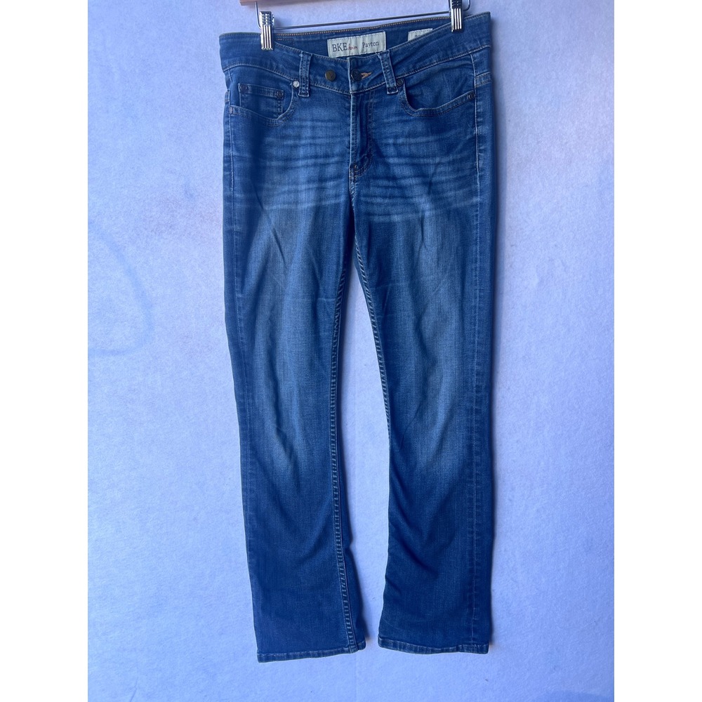 BKE Payton Denim Jeans Medium Wash Straight Leg Size 28L 473
